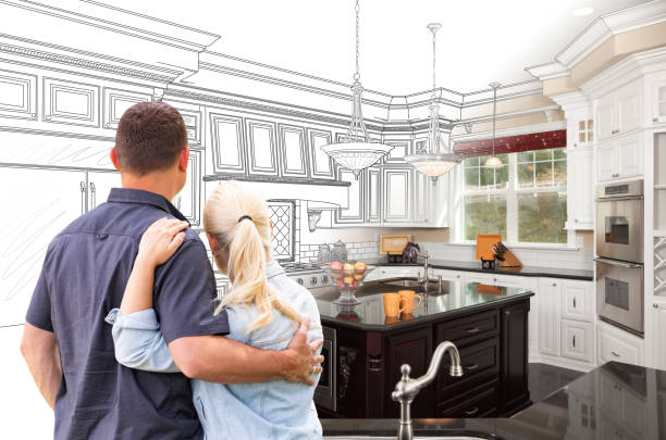 Professional Countertop Replacement technician working in Bellevue, WA